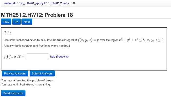 Calculus Archive April 03, 2017