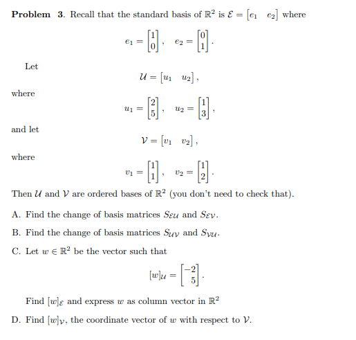 Change Of Basis Algebra Change Of Basis Youtube This calculation