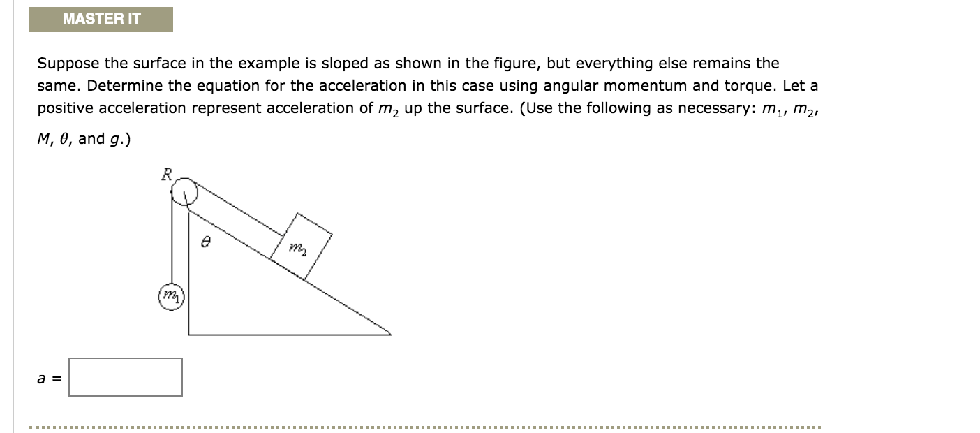 Solved Example 10.12 A System Of Objects A Sphere Of Mass...