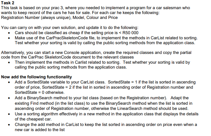 Solved in C# Practical 3 codes ( | Chegg.com