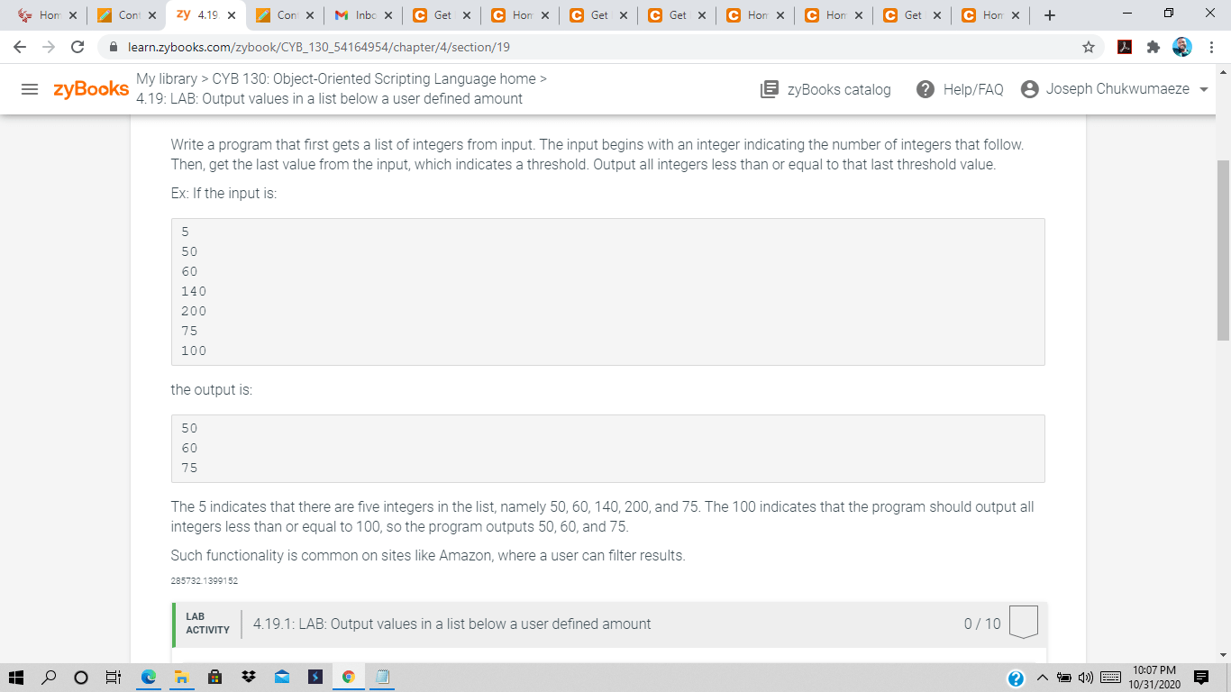 Solved Hom x Conix zy 4.19. X Con X M Inbox C Get X C Hon x