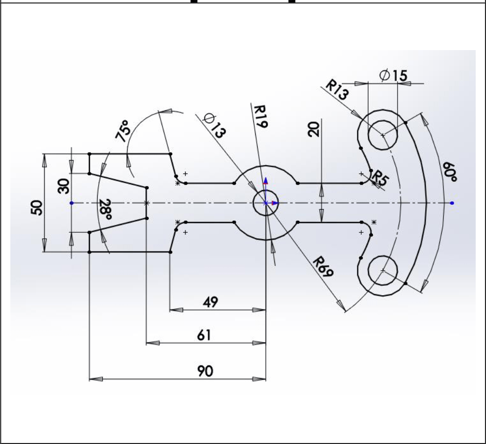 Solved I Need Help Creating This 2D Sketch In Solidworks | Chegg.com