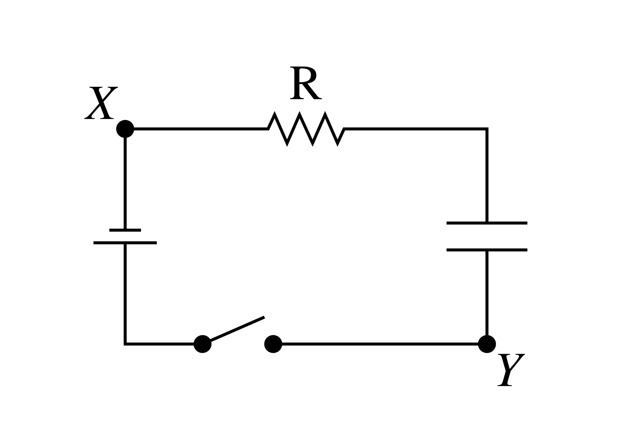 Solved The figure above shows Resistor and an initially