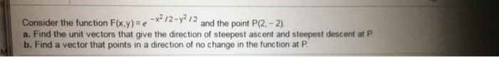 Solved Consider The Function Fx.y)ex 12y2,/2 A. Find T...