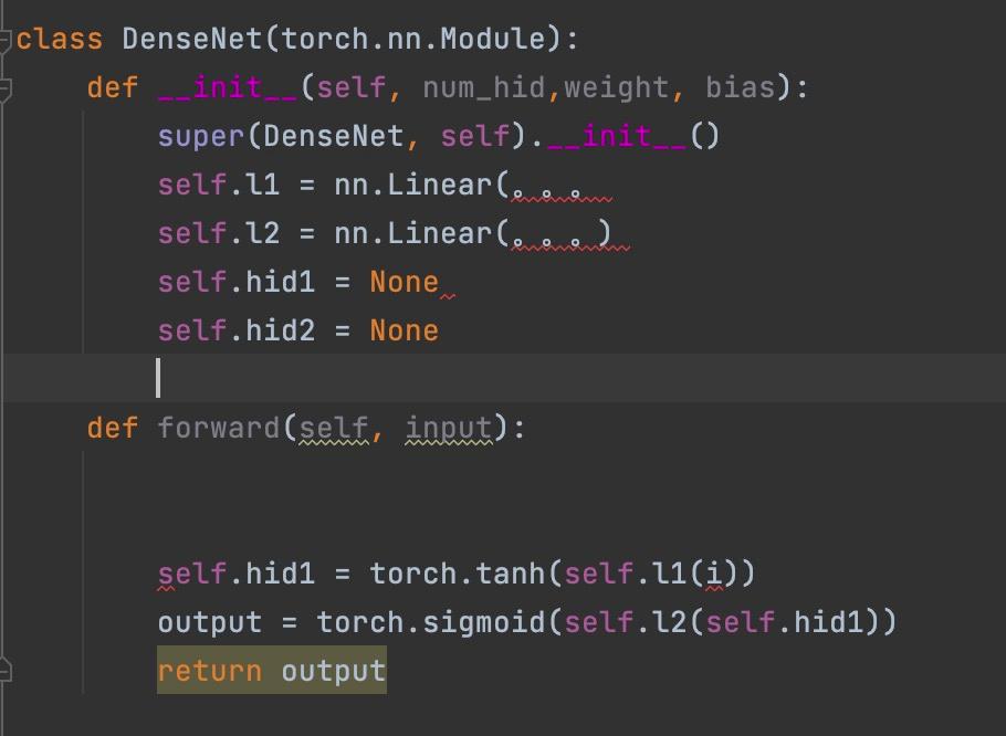 Solved class Module) def __init__(self,