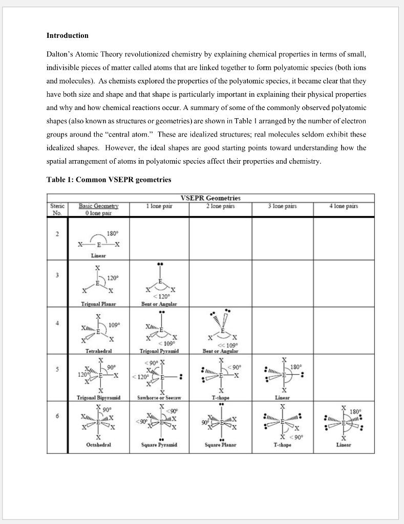 Name Questions 1. Draw a correct Lewis structures