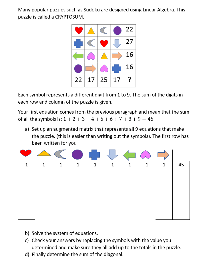 Solving Linear Equations Sudoku Answers Tessshebaylo