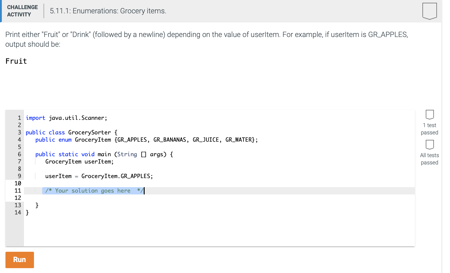 Solved CHALLENGE ACTIVITY 6.5.1 Multiple Arrays. Jump To...
