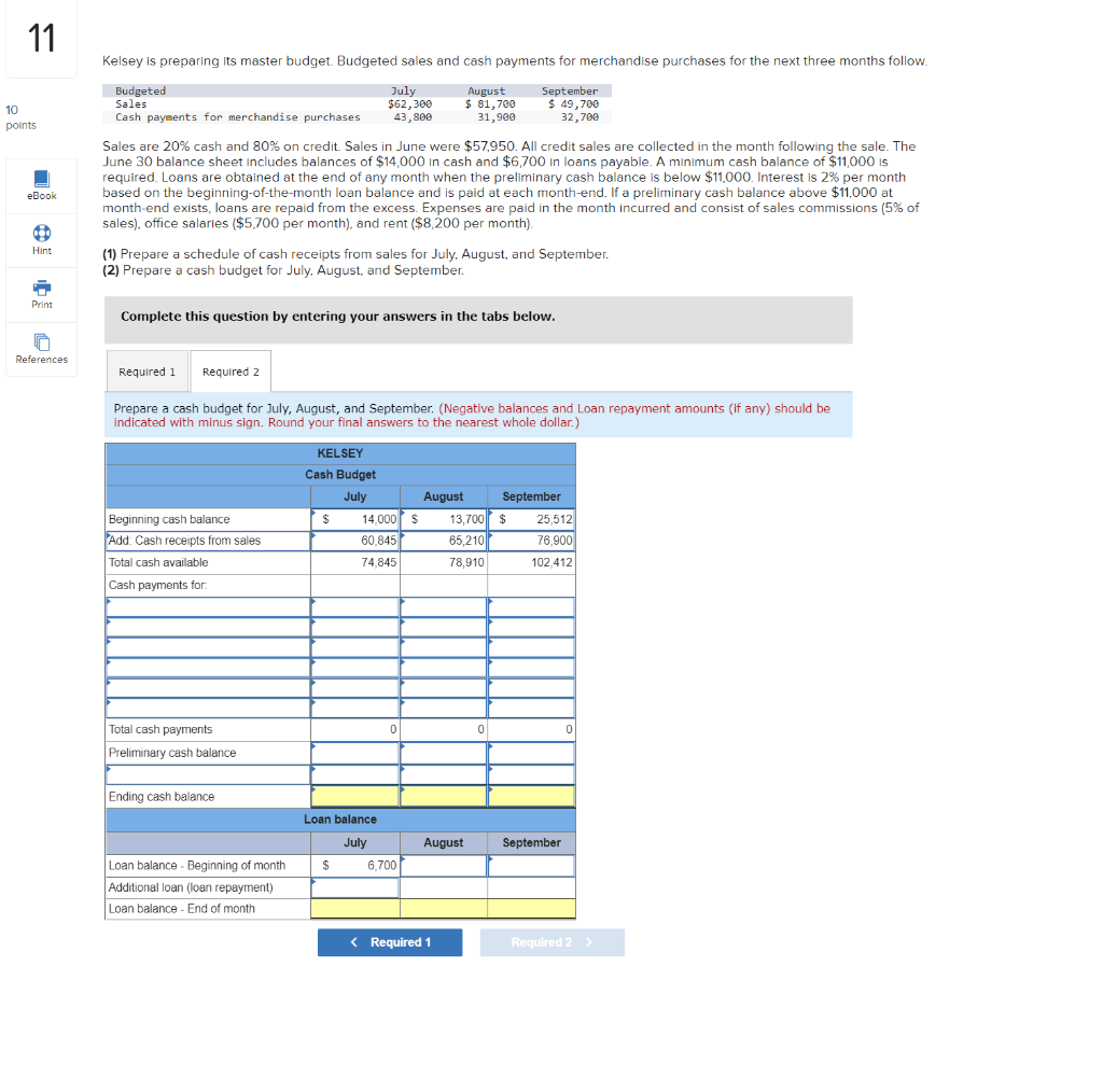 Solved Sales are 20 cash and 80 on credit. Sales in June