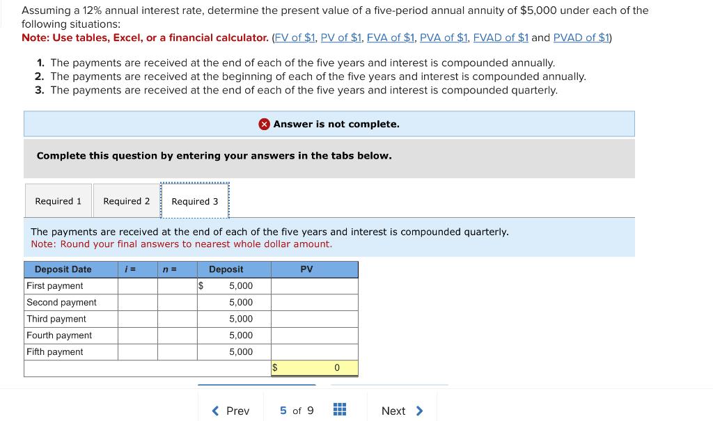Solved Assuming a 12 annual interest rate, determine the