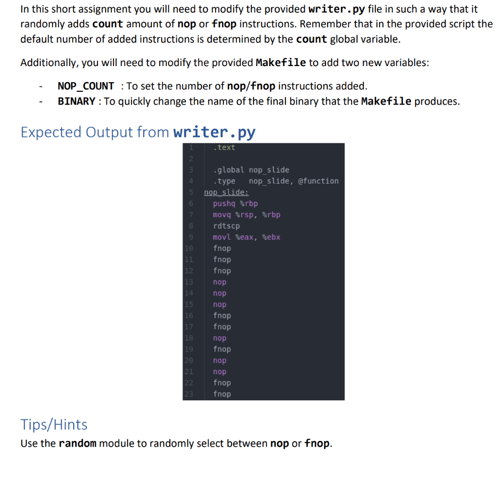 // writer.py !/usr/bin/env python3 import
