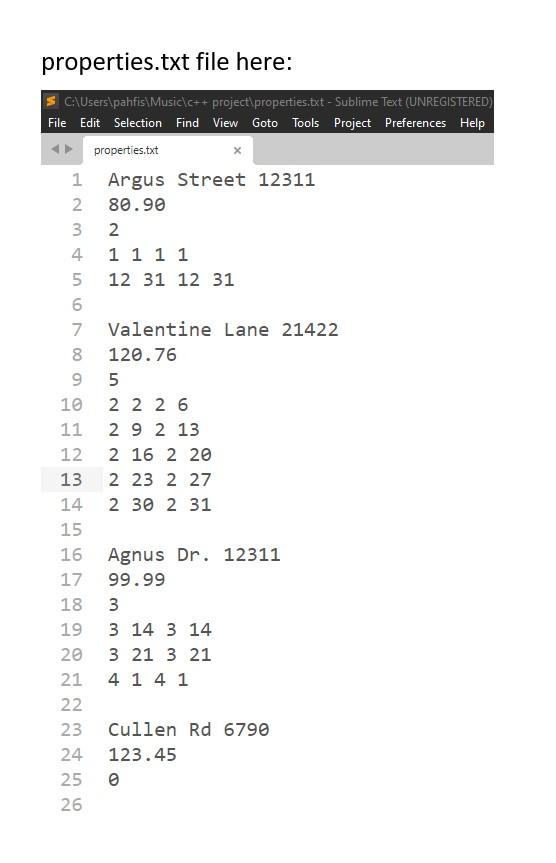 In this Programm we will create a Realestate