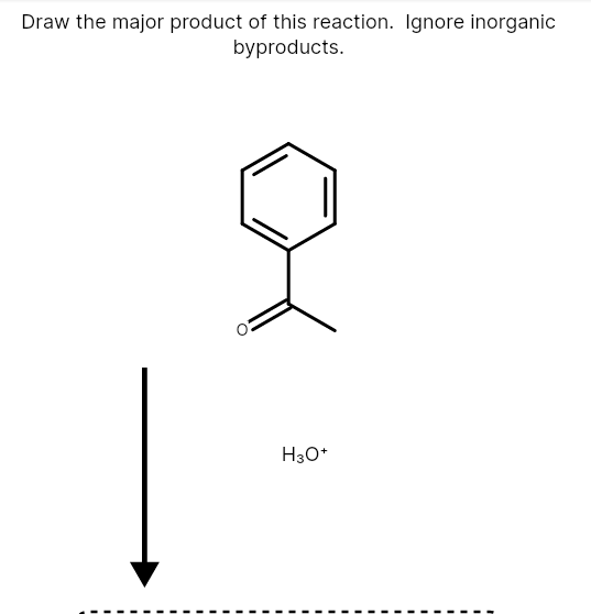 Solved Draw the major product of this reaction. Ignore