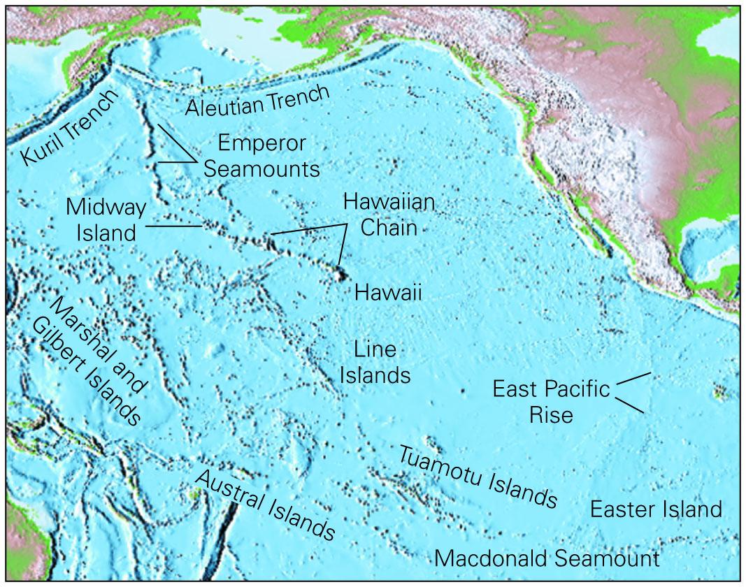Solved 18. The chain of Hawaiian Islands extends northwest