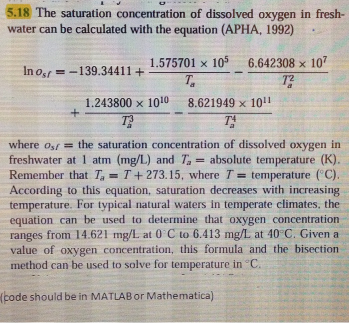 Dissolved Oxygen Equation Tessshebaylo