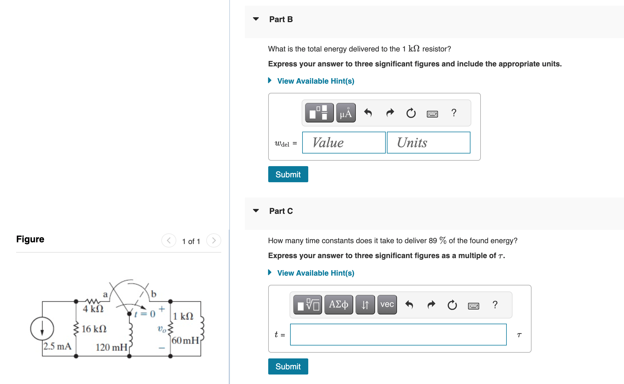 Solved In the circuit shown in the (Figure 1), the switch | Chegg.com