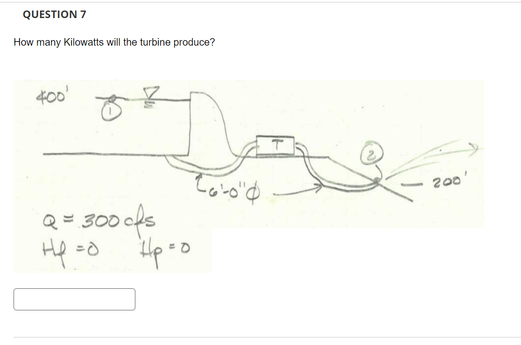 Solved How many Kilowatts will the turbine produce?