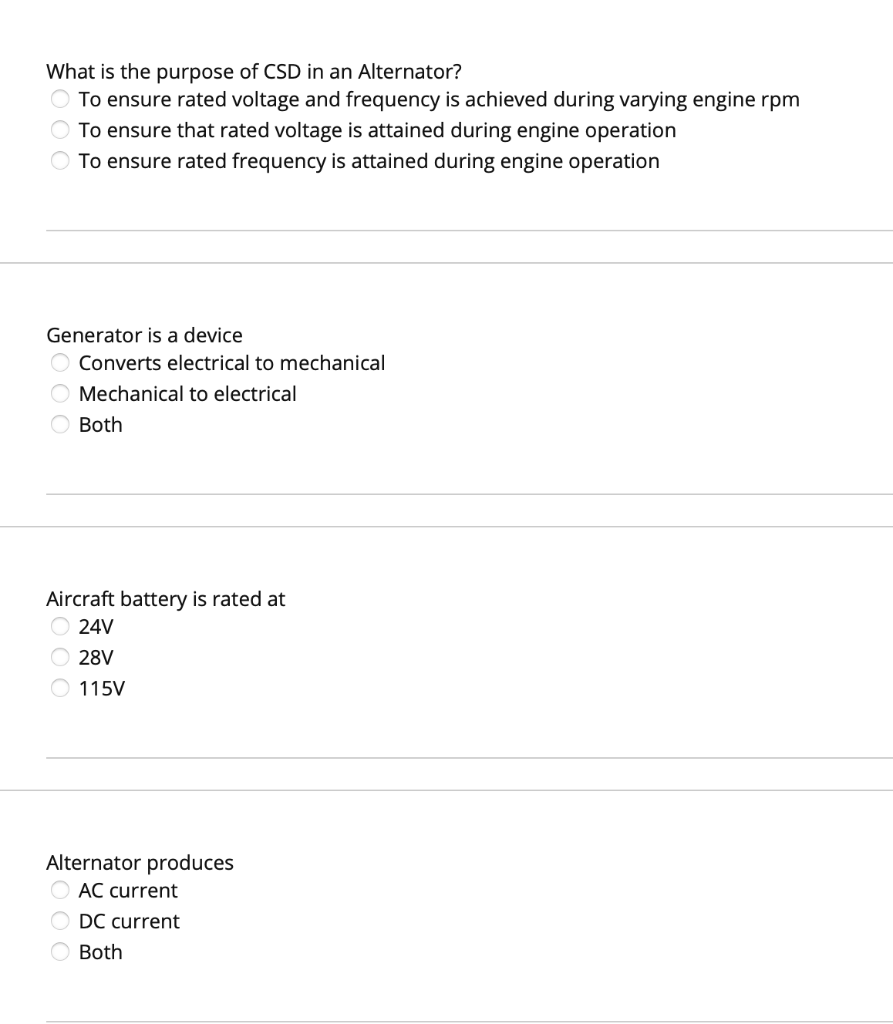 Solved What is the purpose of CSD in an Alternator? To