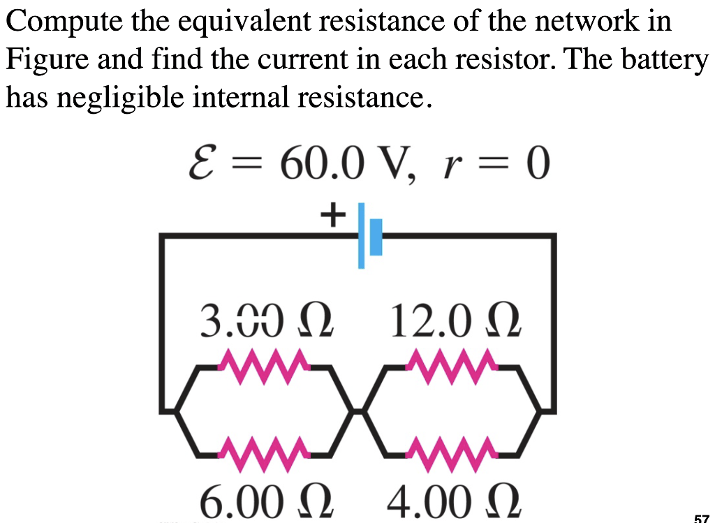 Solved Compute the equivalent resistance of the network in
