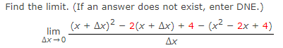 Solved Find the limit. (If an answer does not exist, enter