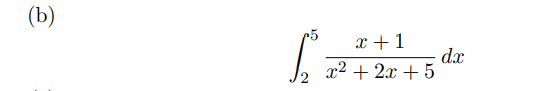 Solved ∫25x2+2x+5x+1dx | Chegg.com