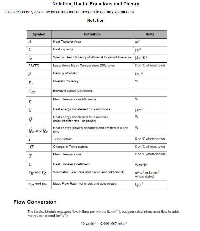 Solved Q4. An experiment is conducted using a lab scale heat