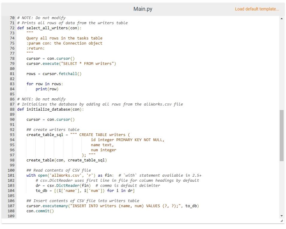 Solved 6.23 LAB Python insert/update sqlite3
