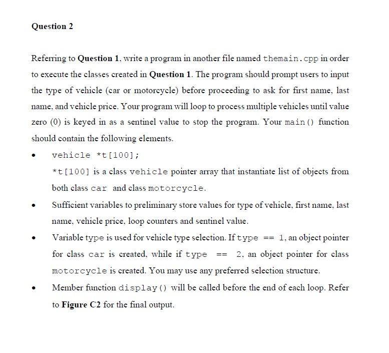 Solved Using C++ Programming: (Answer Question 2 Only, it is | Chegg