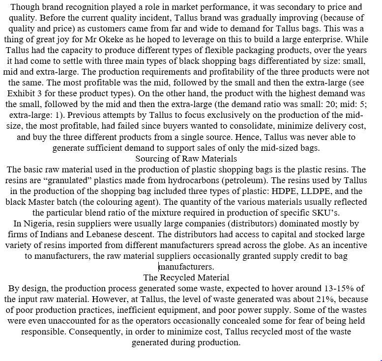 Read the case study. Then answer the following | Chegg.com