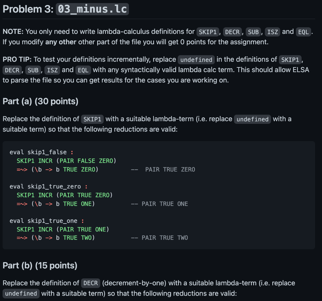 Solved Problem 3 03_minus.lc NOTE You only need to write