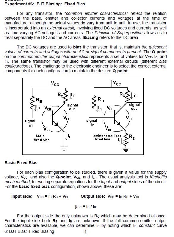 Solved Answer what is asked in the experiment BJT
