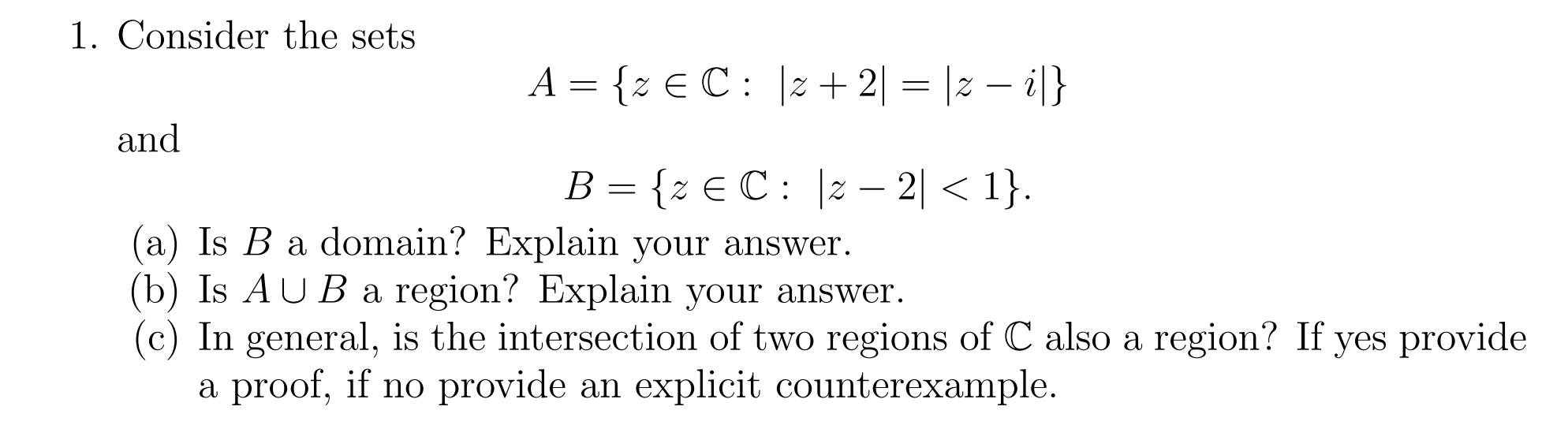 Solved The definition of domain in this course is if a set