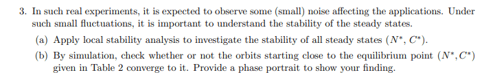Solved Mathematical Description of the Chemostat: The volume | Chegg.com