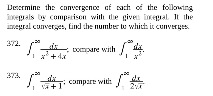 Solved Determine The Convergence Of Each Of The Following...