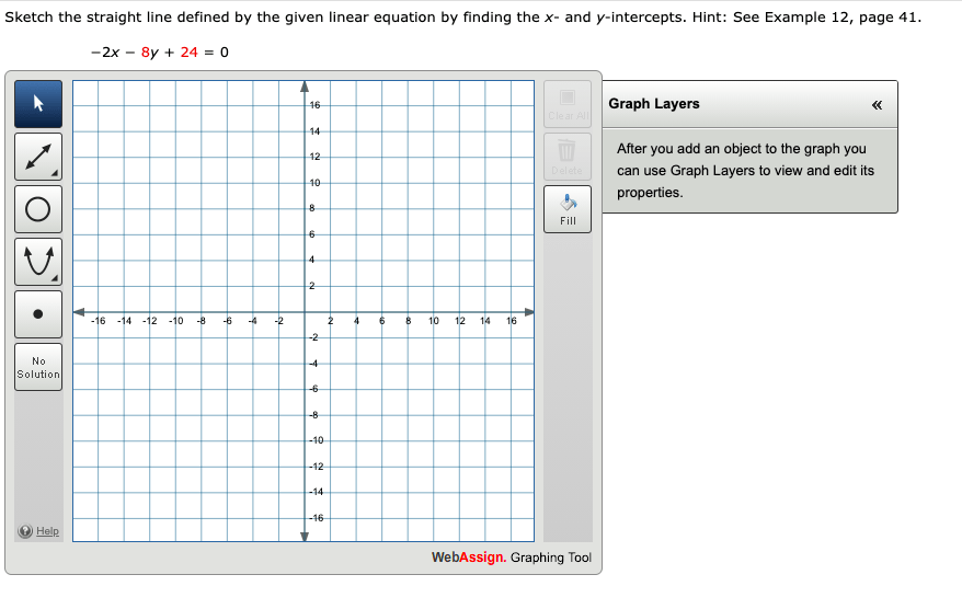 Solved Sketch the straight line defined by the given linear