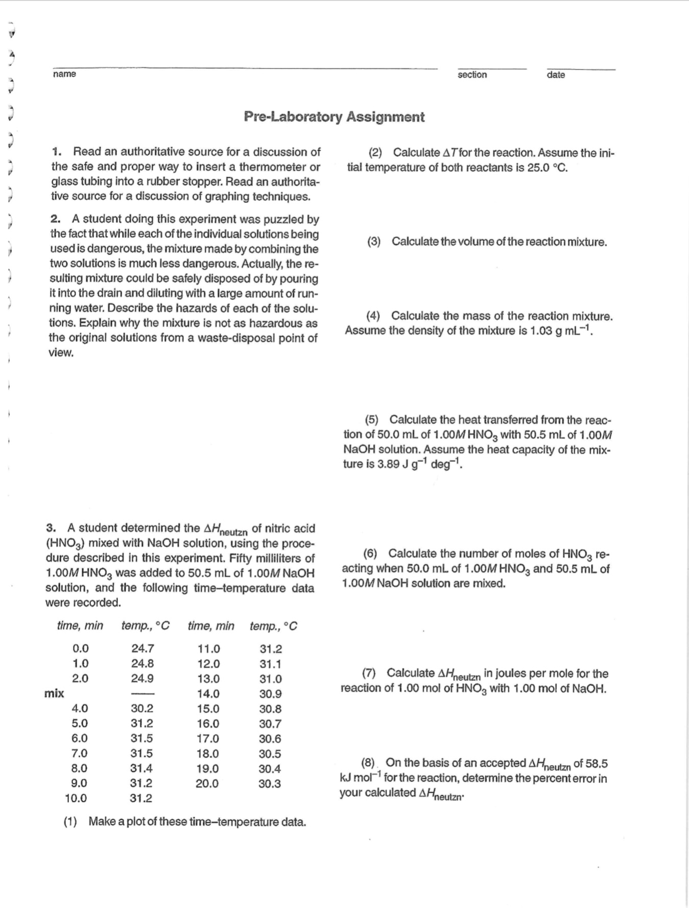 Solved Pre-Laboratory Assignment 1. Read an authoritative | Chegg.com