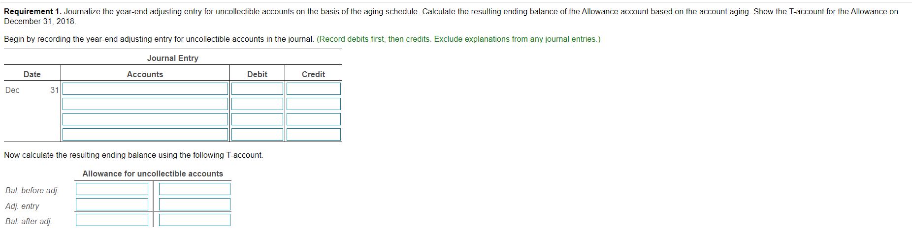 Solved Х I Requirements 1. Journalize The Yearend Adjust...