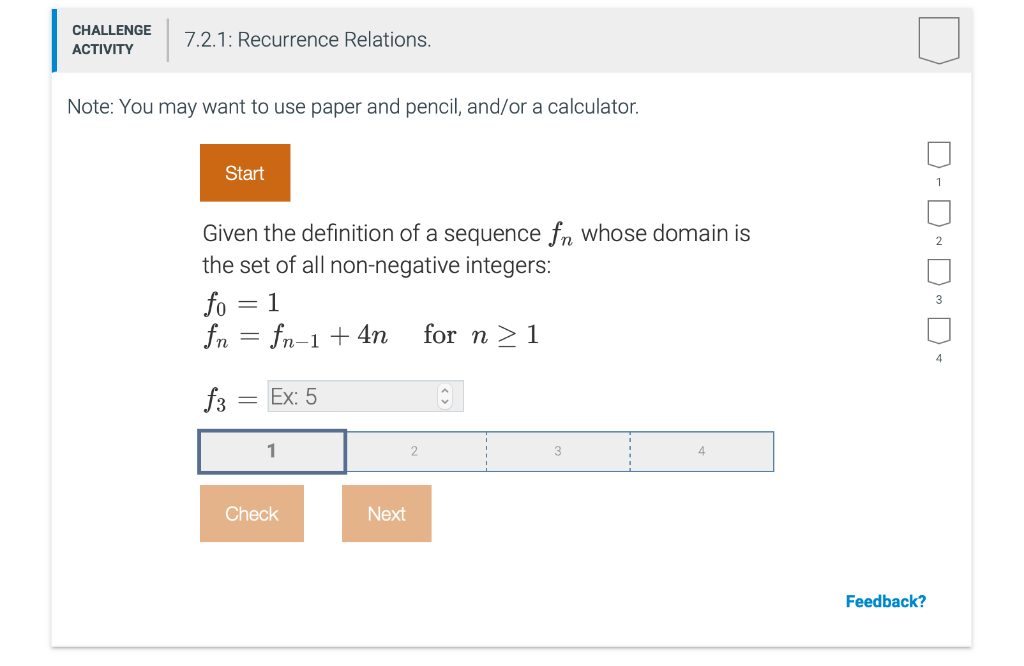 Solved CHALLENGE ACTIVITY 7.3.1 Pulling Out A Final Term...