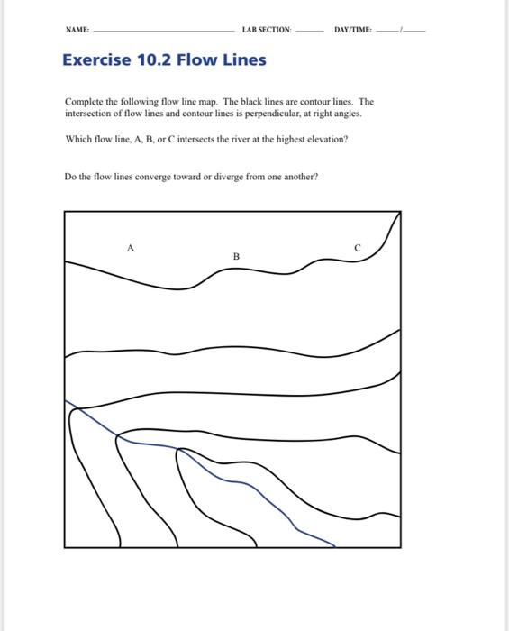 Solved Please complete the flow line map. I understand the