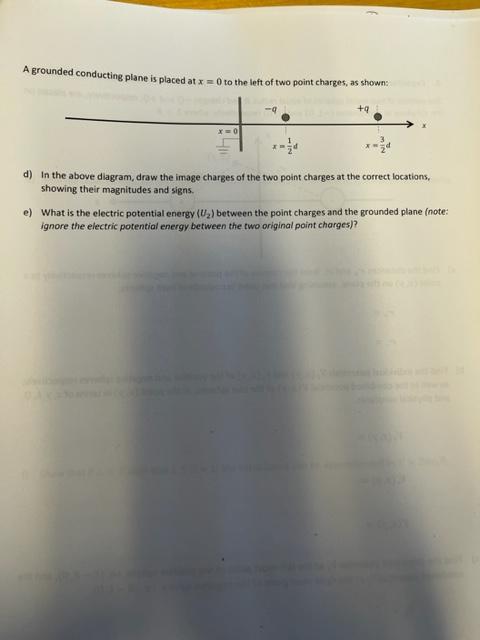 Solved 1. Image Charges a) Find the electric potential | Chegg.com