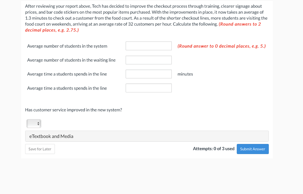 Solved After reviewing your report above, Tech has decided | Chegg.com
