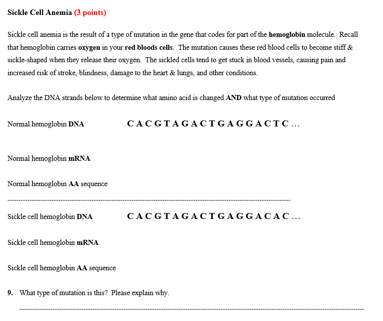 Solved 5. What kind of mutation is more likely to result in