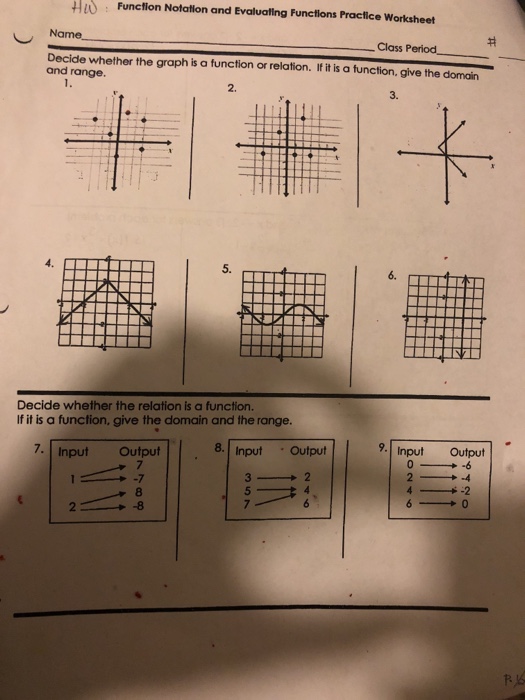 32 Relations And Functions Worksheet Answers support worksheet