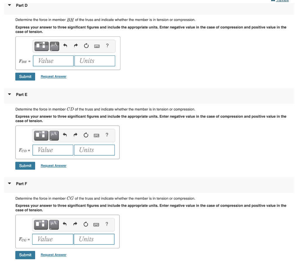 Solved Review Assume that all members are pin connected and