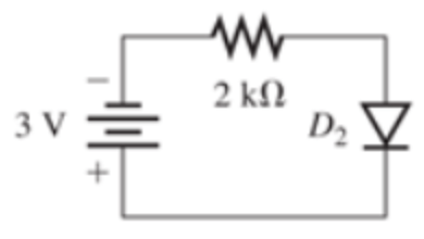 Solved For the circuit, how much current flows through the | Chegg.com