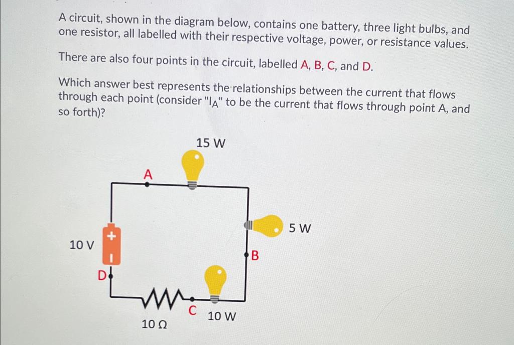 Solved A circuit, shown in the diagram below, contains one | Chegg.com