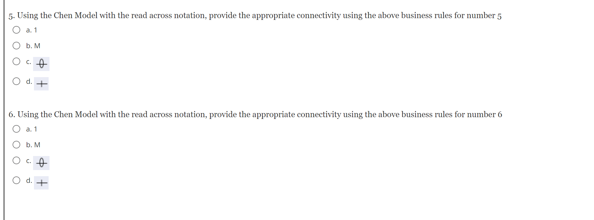 Solved Flower Shop Using the Chen Model with the read across