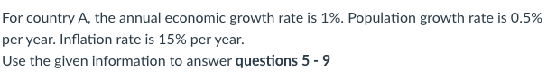 5.Using the rule of 70, calculate how long it takes