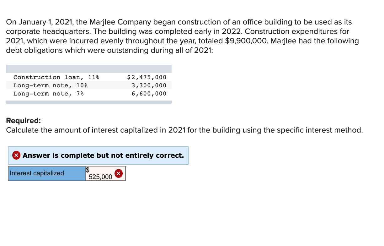 Solved On January 1, 2021, the Marjlee Company began