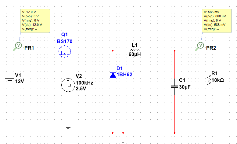Solved Design DC-DC converter 12 to 6V using switching | Chegg.com